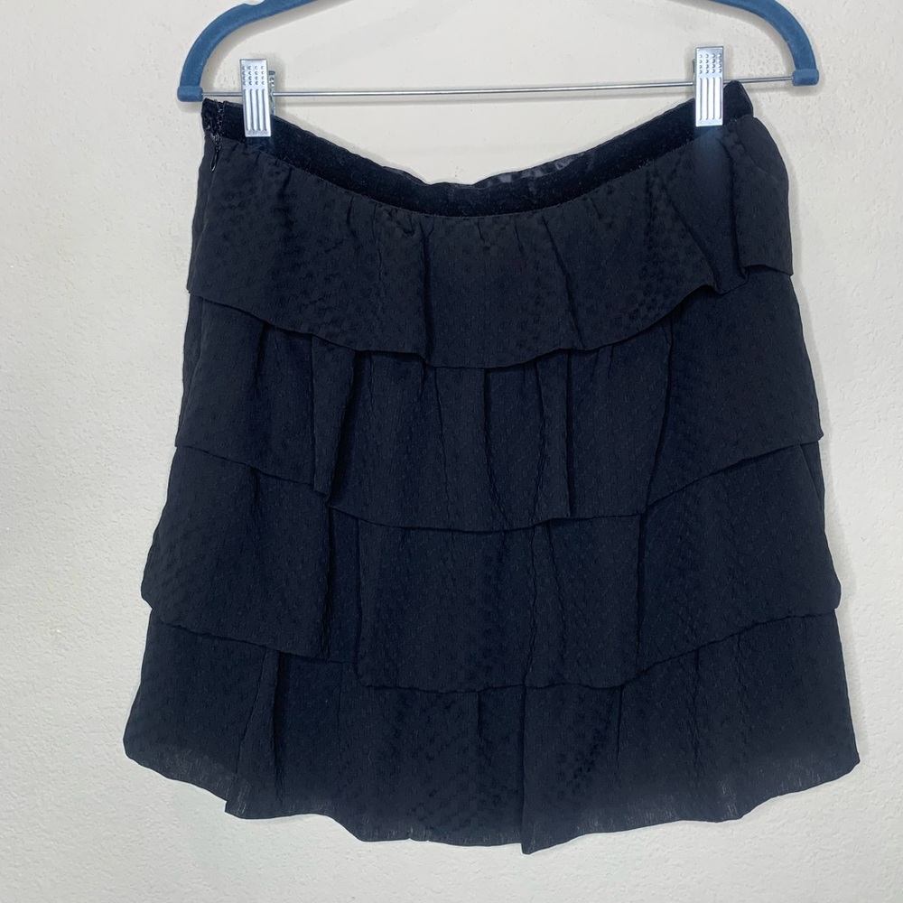 Massimo Dutti Ruffled Mini Skirt, Size 6, EU Size 38